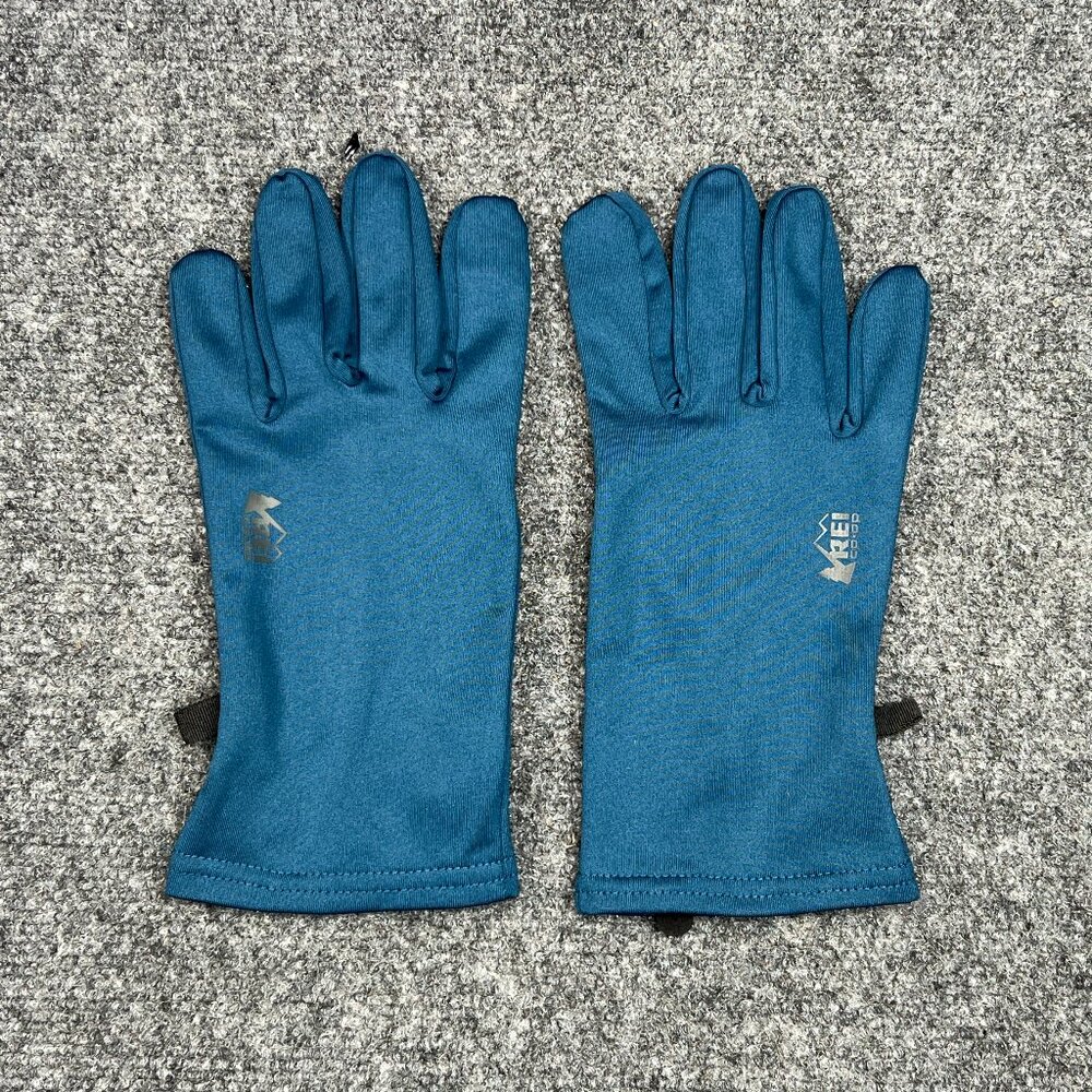 REI‎ Co OP Liner Gloves Unisex Size XL Teal Lightweight Athletic Performance